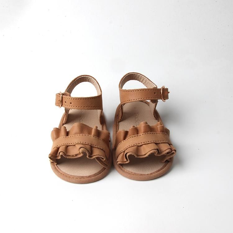 Sadie Baby Sandal - Daphne in Caramel - Stylish caramel-colored sandal