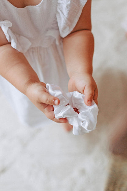 White Scrunchie