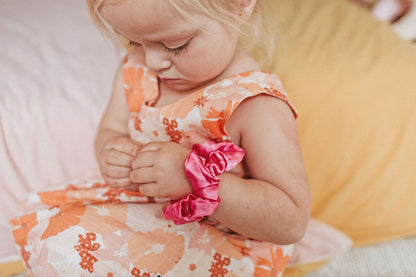 Raspberry Pink Scrunchie