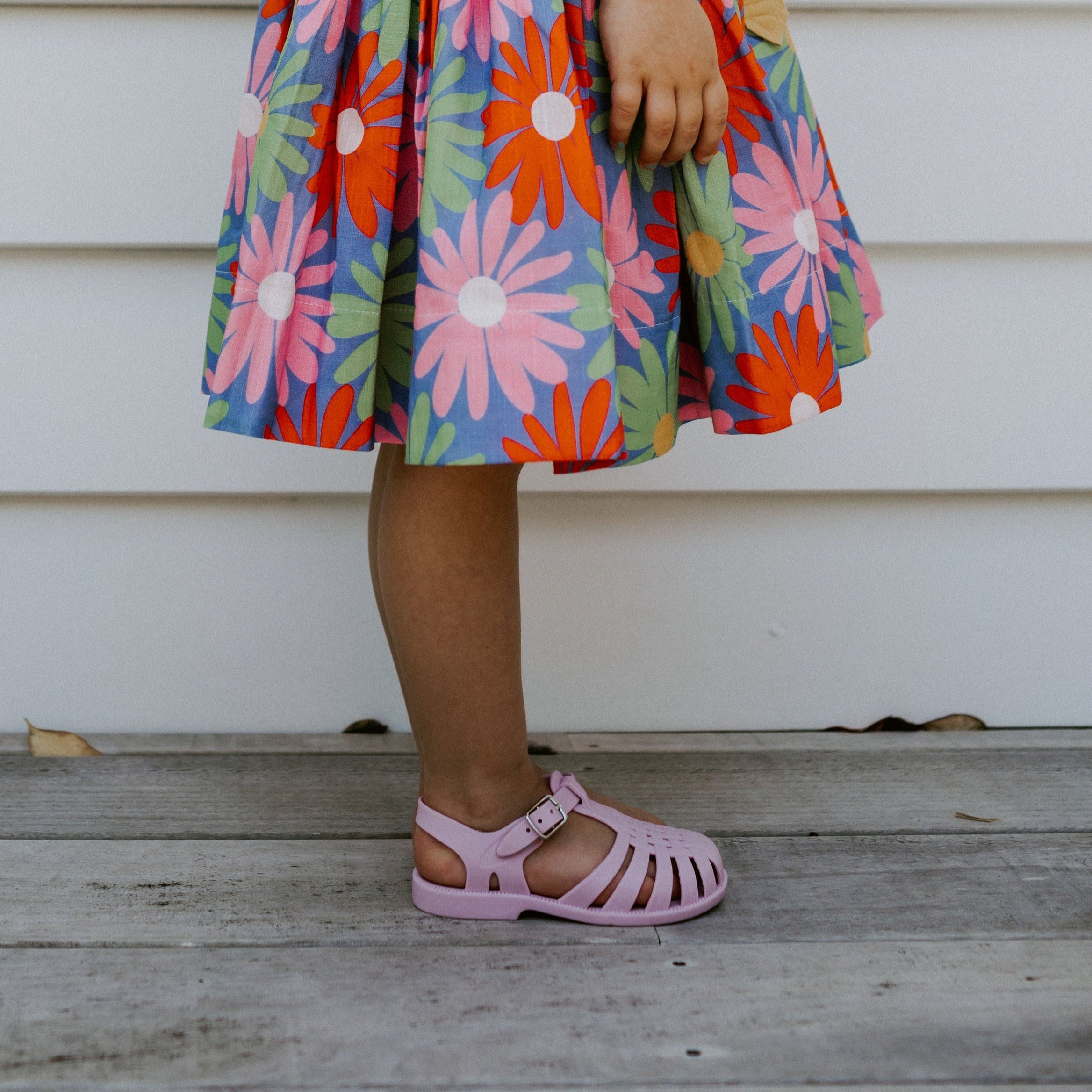 Purple clearance jelly sandals