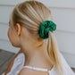 girls green srunchie