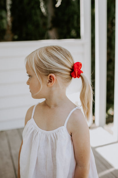 Sadie Baby Red Scrunchie