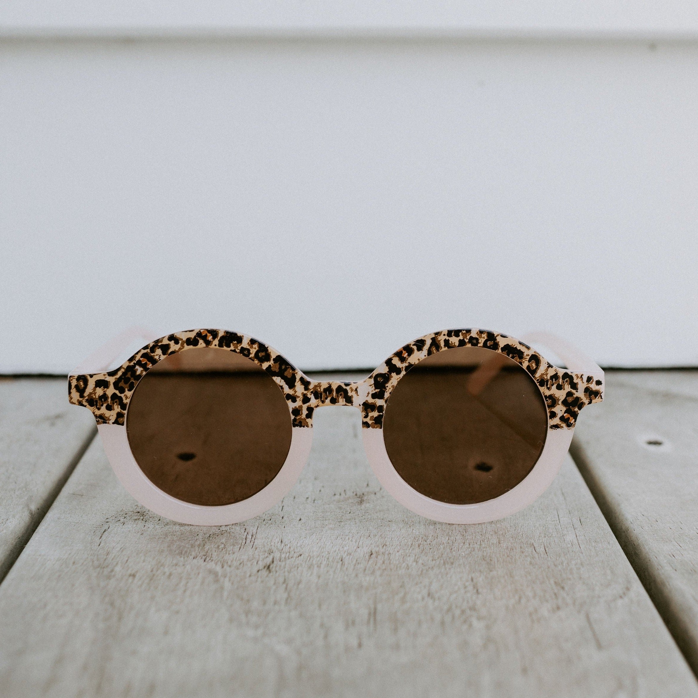 Leopard Round Sunglasses Toddler sunglasses for girls Sadie Baby