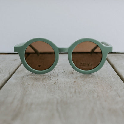 Green Round Sunglasses