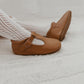 Baby, Toddler & Girls T-bars in Tan - Classic Style Shoe