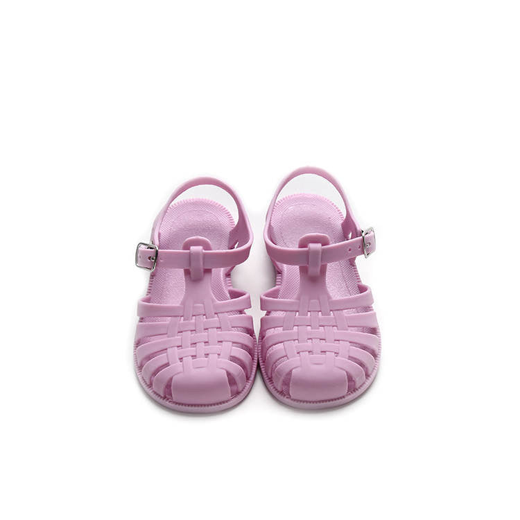 kids lilac jelly sandal