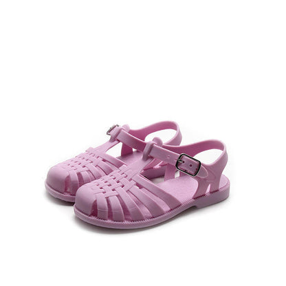 lilac jelly sandal