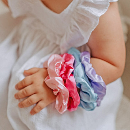 Toddler girls hair scrunchies