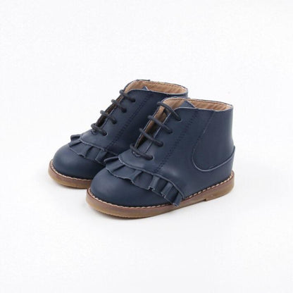 Sadie Baby Toddler & Kids Boots - Alex in Navy 