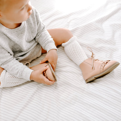 Kids, baby & toddler girls white socks 