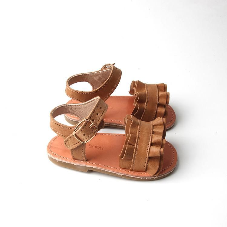 Toddler brown summer sandal