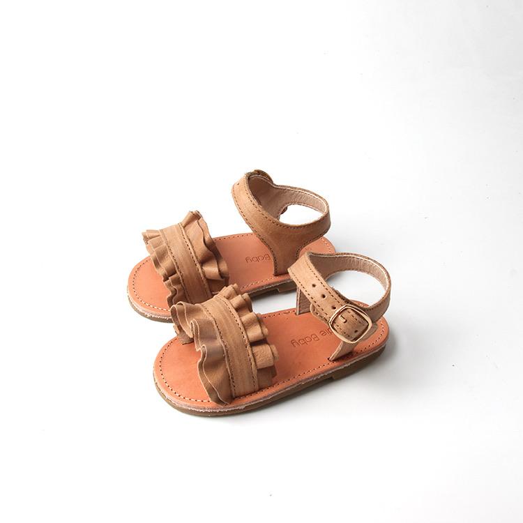 Sadie Baby Sandal - Daphne in Caramel - Stylish caramel-colored sandal