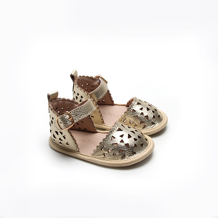 Designer Children Margo Gold Sandals For Baby Girls – Age of Innocence