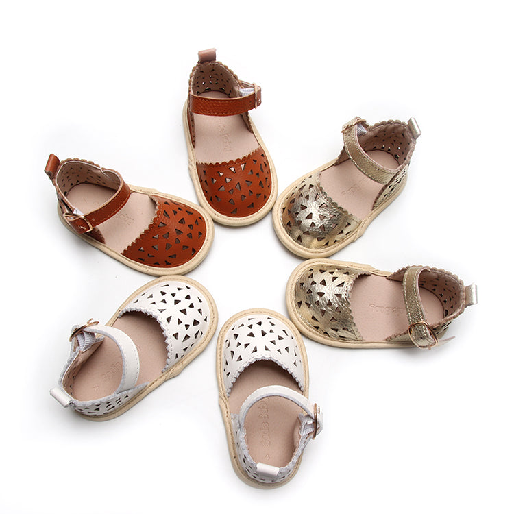 Brown baby sandal