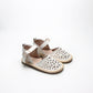 white toddler sandal size 8