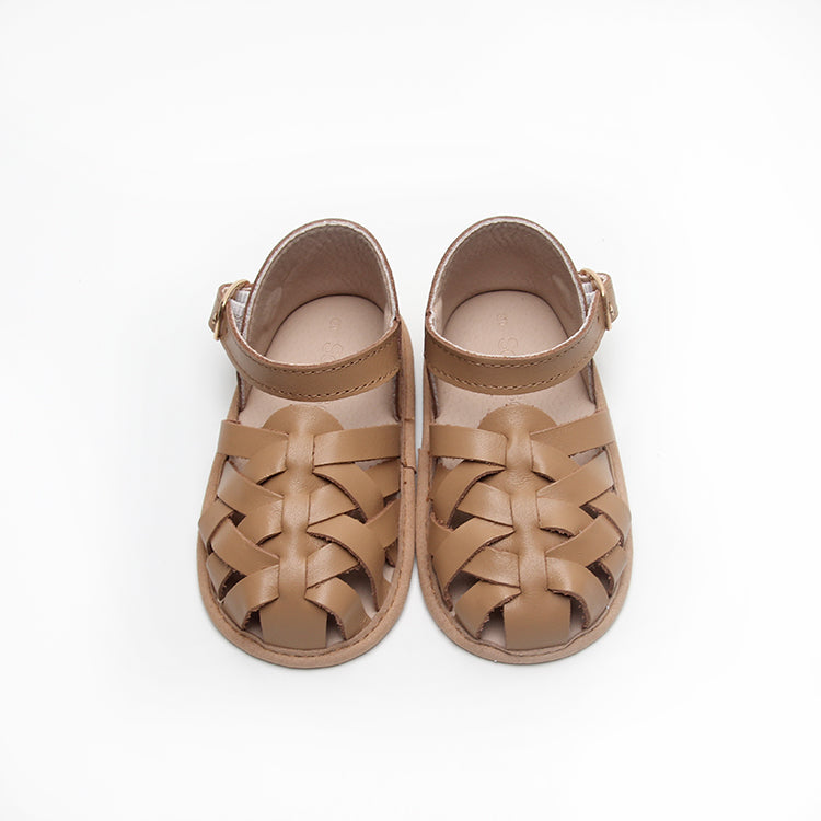 Tan Leather soft sole sandal