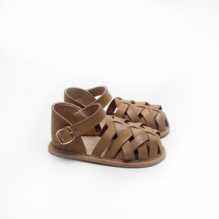 Baby boy 2025 leather sandals