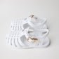 girls white jelly sandals size 8