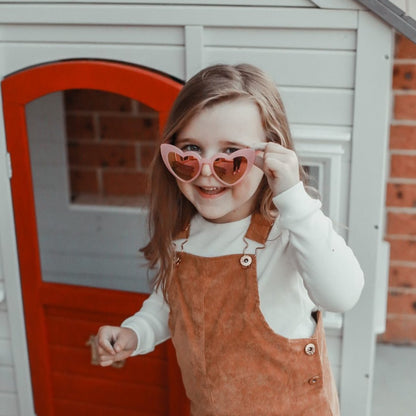 Sunglasses Heart - Cotton Candy - Heart-shaped sunglasses in cotton candy color by Sadie Baby 