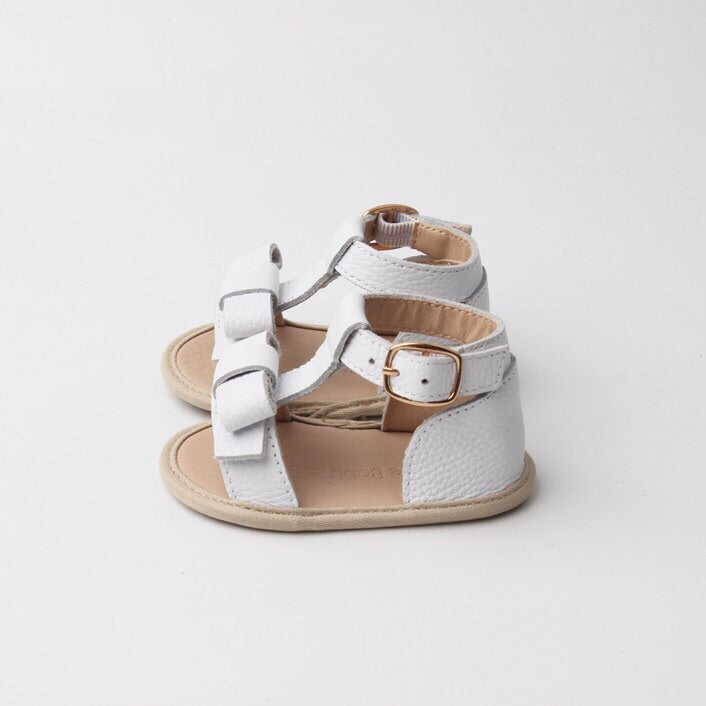 White toddler sandals 