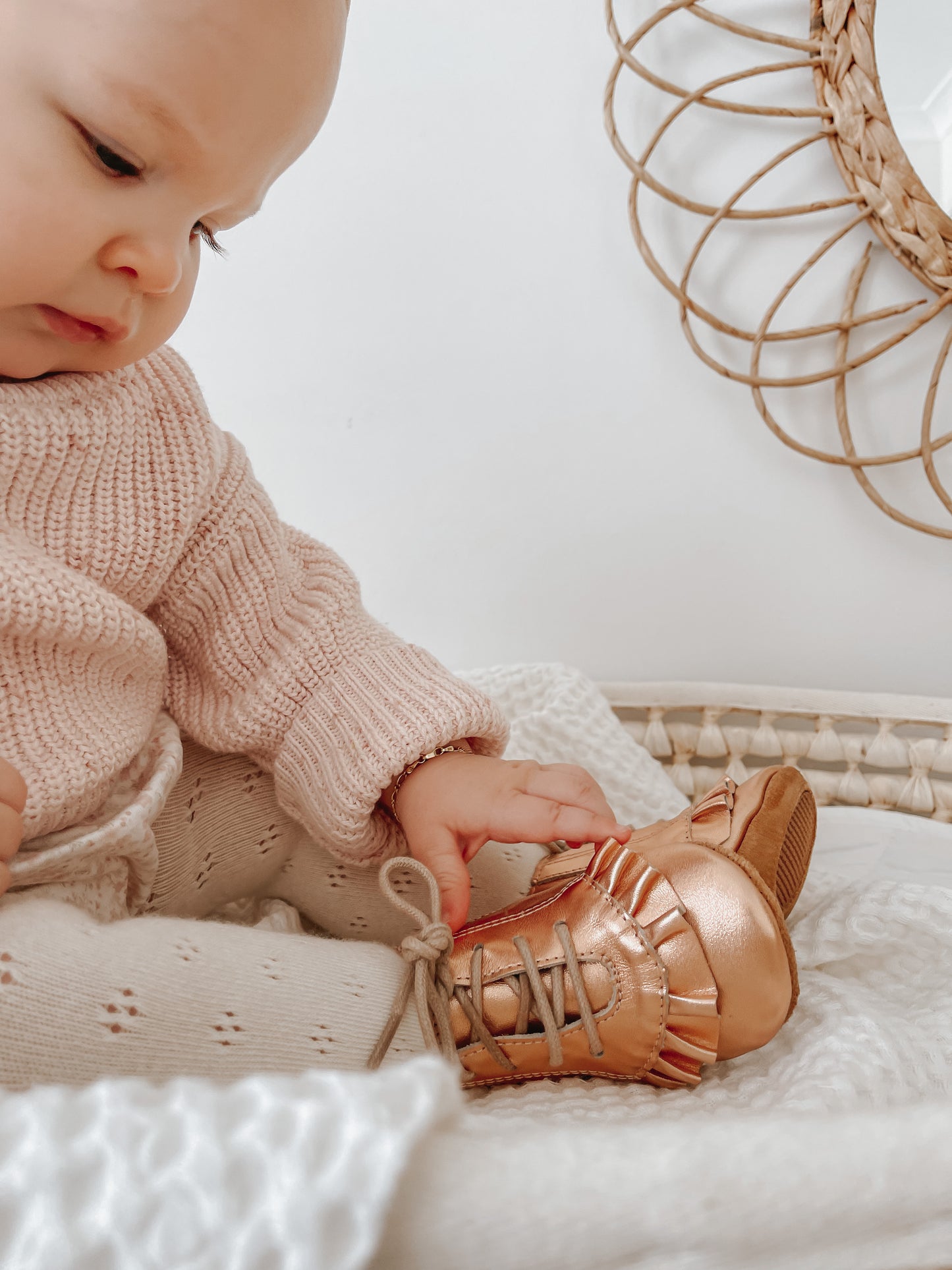 Baby & Toddler Boot - Alex in Rose Gold