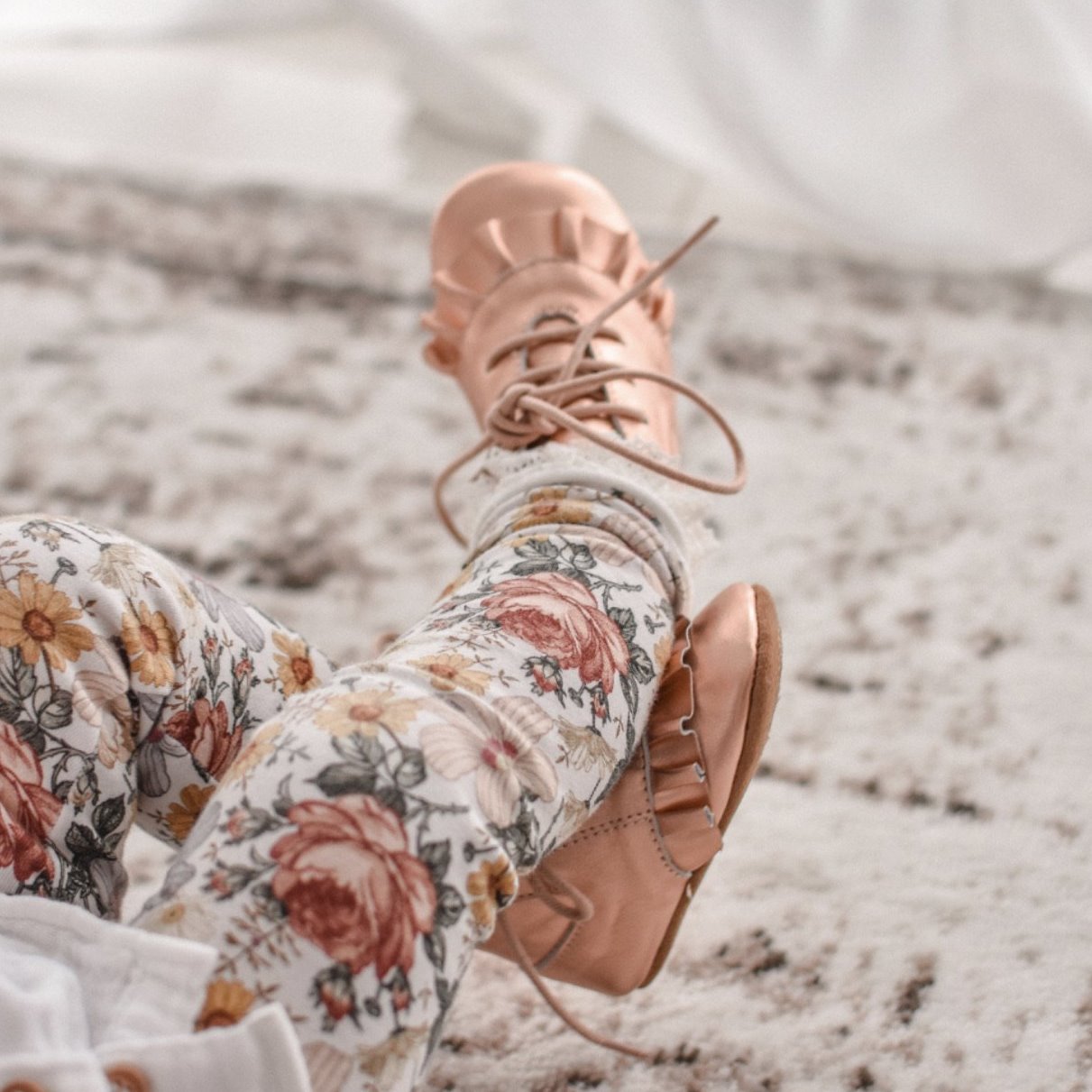 Baby Toddler Boot Alex in Rose Gold