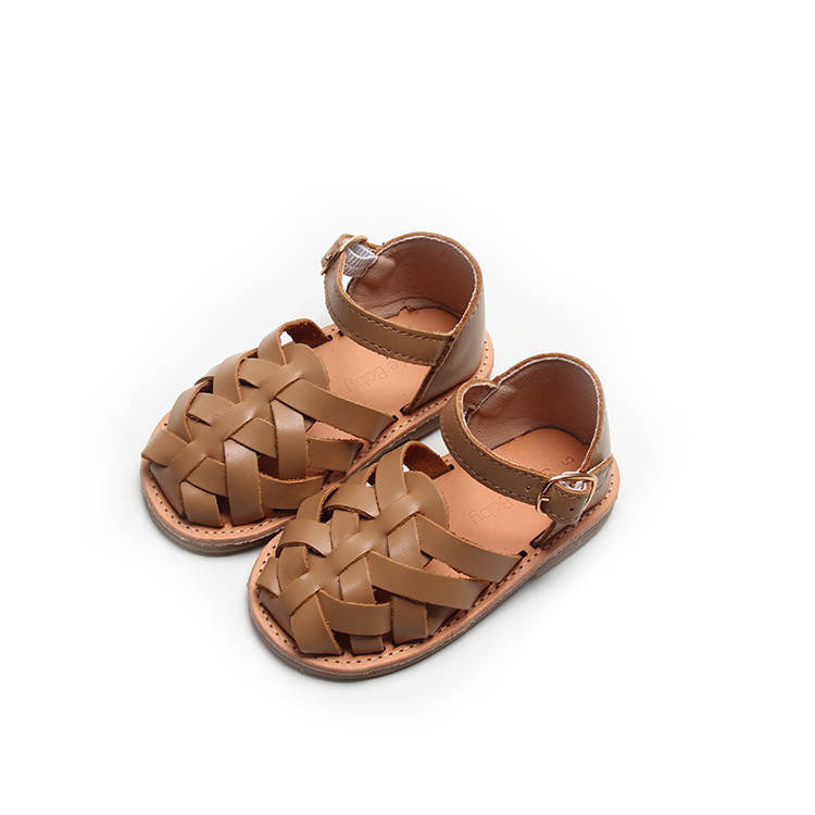 Tan baby best sale girl sandals