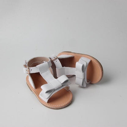 Kids white sandals
