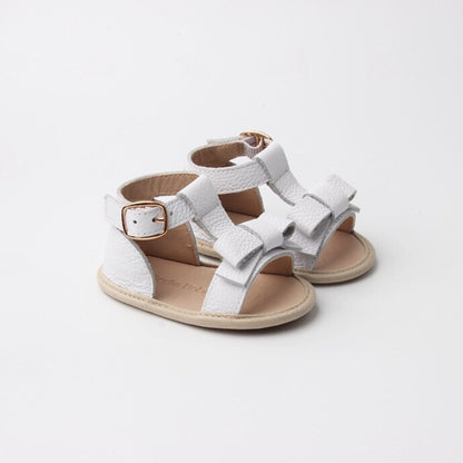 White toddler sandal