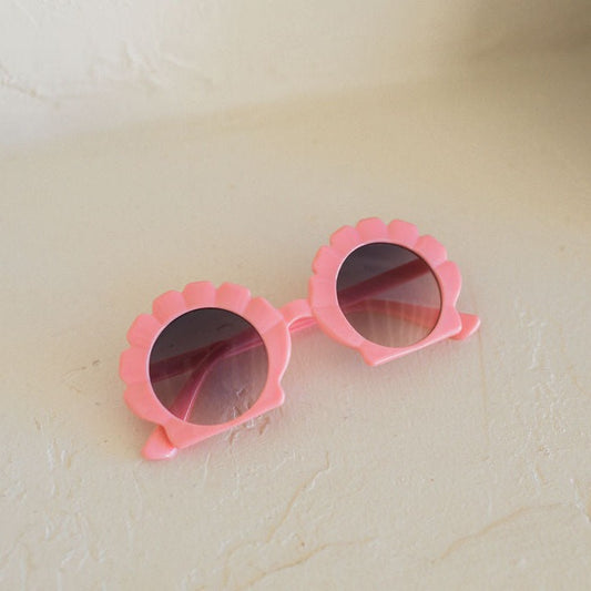 kids pink shell sunglasses