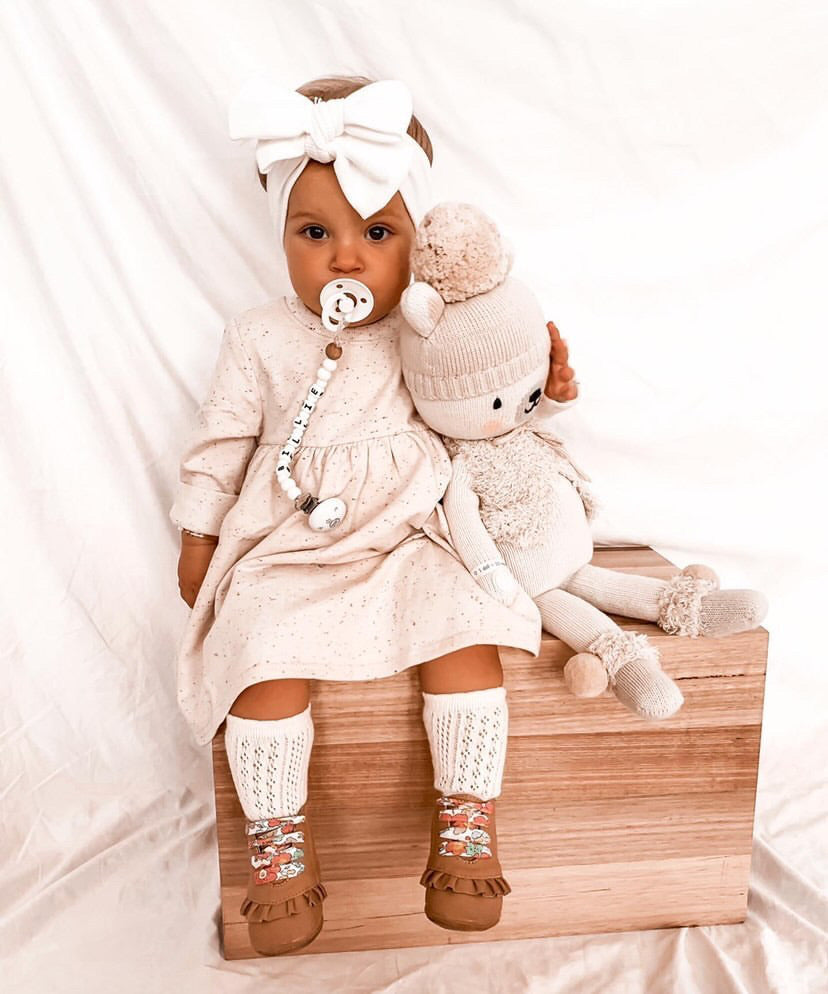 Baby girl tan on sale boots