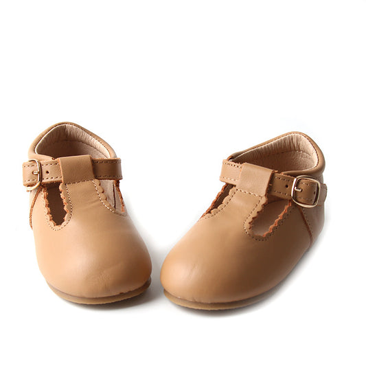 2 year old leather girls t-bar shoe
