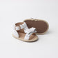 White toddler sandals