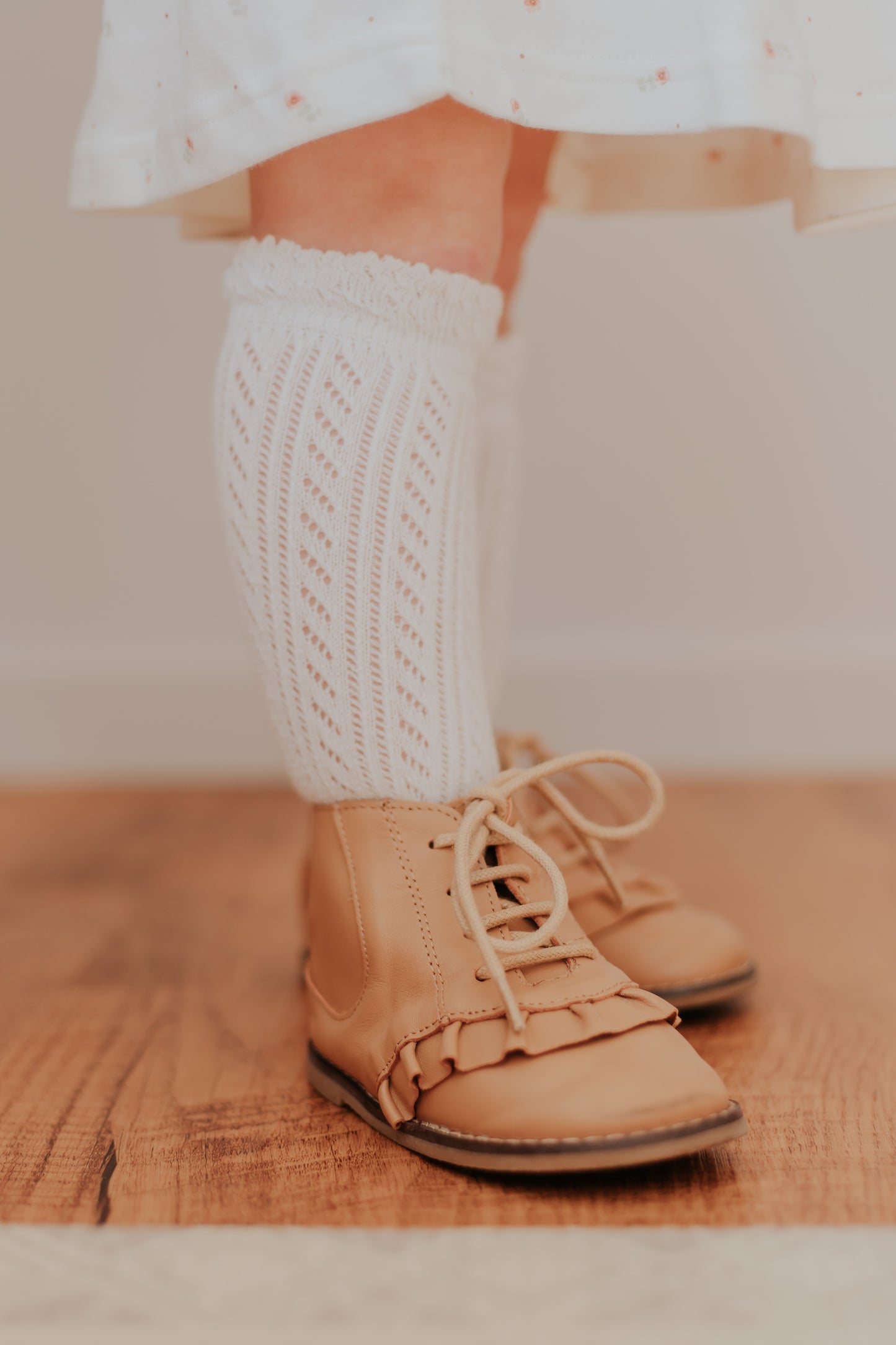 Toddler white sock