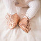 Baby rose gold boots