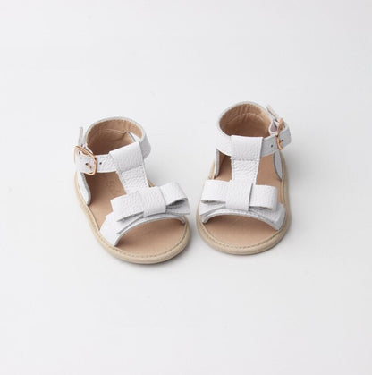 White toddler sandal