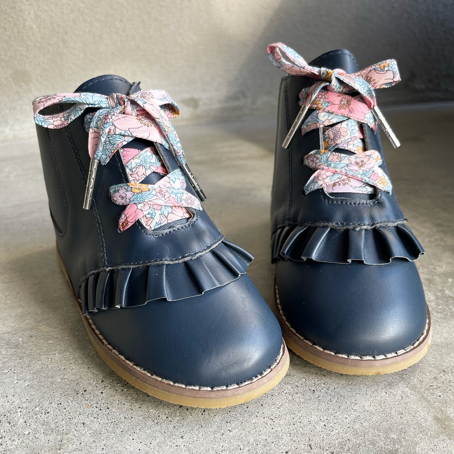 Sadie Baby Toddler & Kids Boots - Alex in Navy 